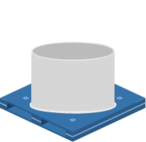 重ねることができない重量物